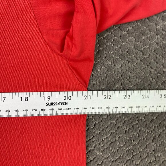 Nike Shirt Men's Large Fits like Medium Red Tech Fleece Blade Collar 846871 602 - Picture 8 of 9